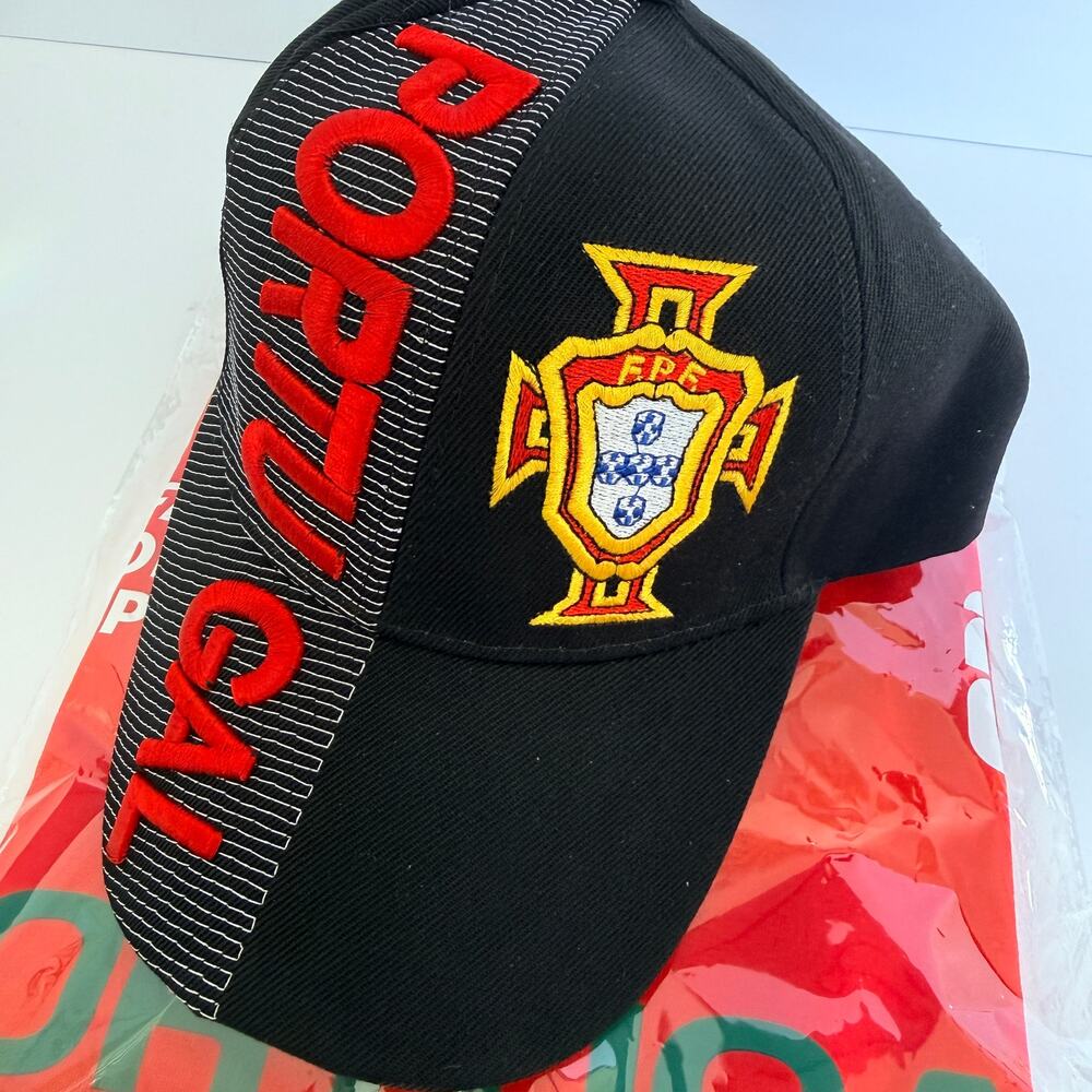 Portugal FIFA World Cup 2026 Fan Bundle — Adjustable Cap + T-Shirt Size L NWT - Picture 2 of 6